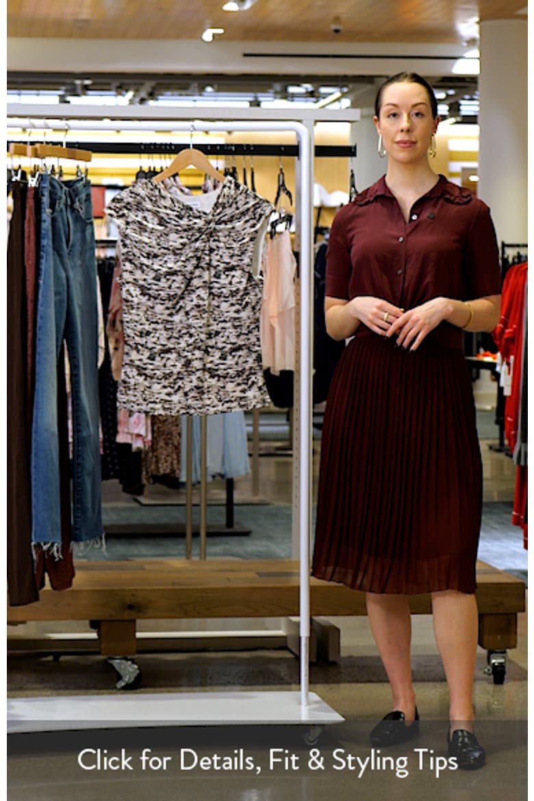 Twist Front Cap Sleeve Top video