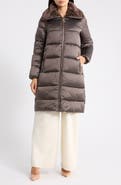 BCBGeneration Faux Fur Collar Quilted Puffer Jacket