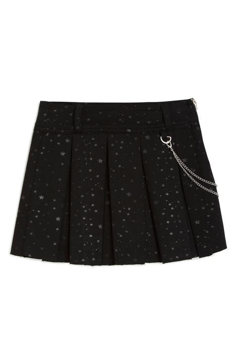 Kids' Coated Star Pleated Ponte Skort (Big Kid)