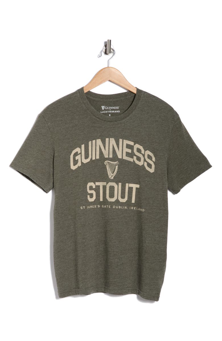 Lucky Brand Guinness Graphic T-Shirt, Main, color, Kombu Green