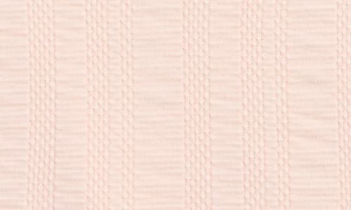 Walking On Sunshine Kids' Lettuce Edge Long Sleeve Knit Top In Pink