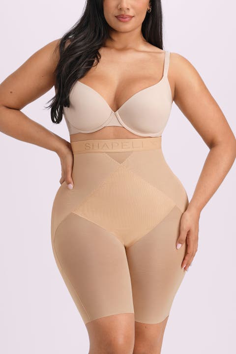 Mesh High Waist Compression Shorts