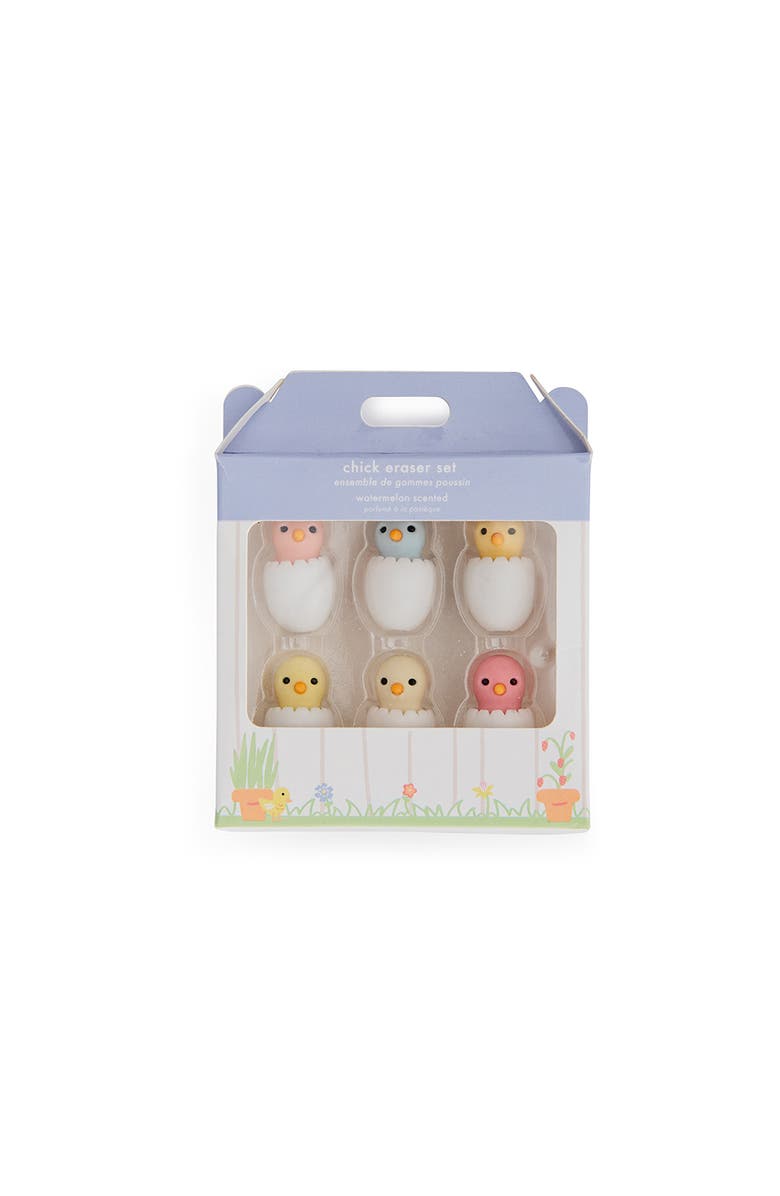 Daydream Society Chicks Eraser Set, Main, color, Assorted Pre-Pack