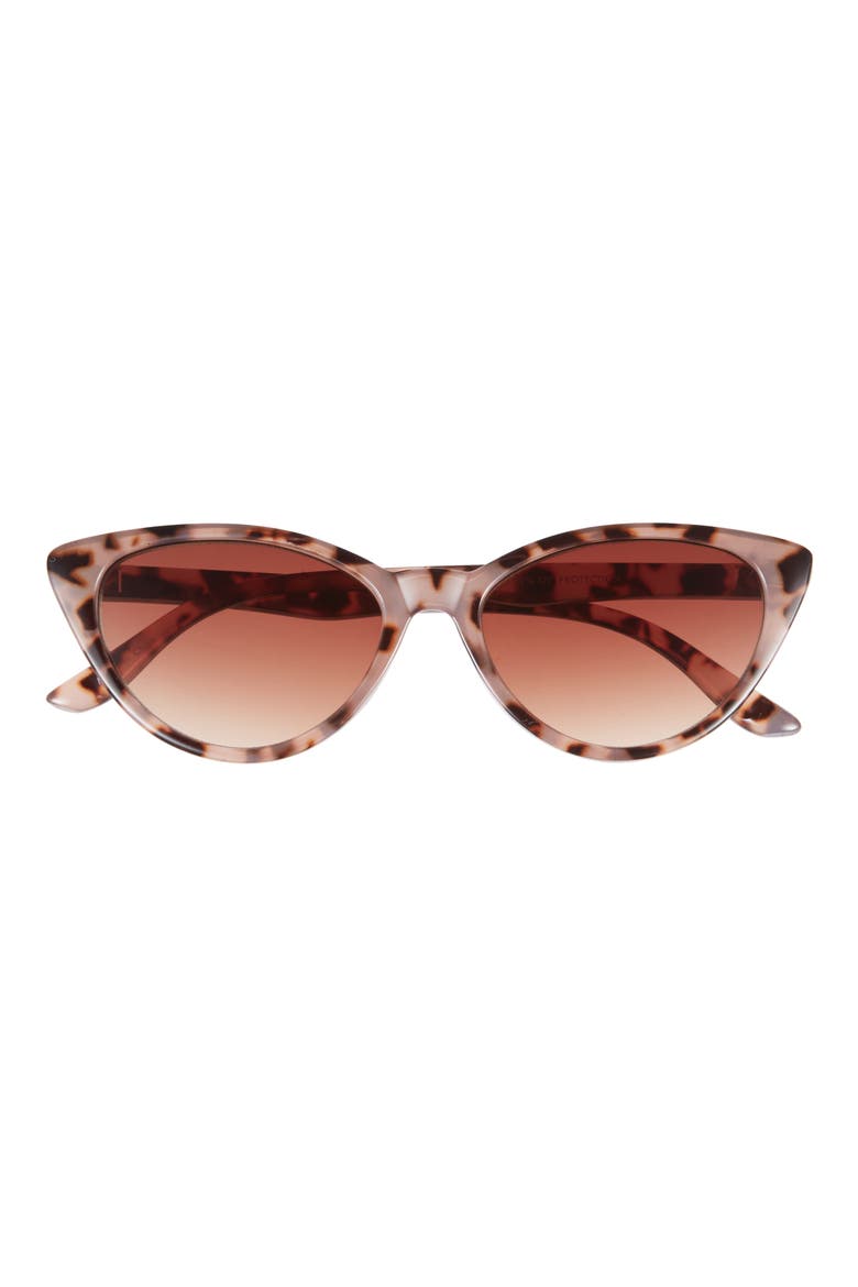 Cat Eye Sunglasses, Main, color, BLONDE TORT
