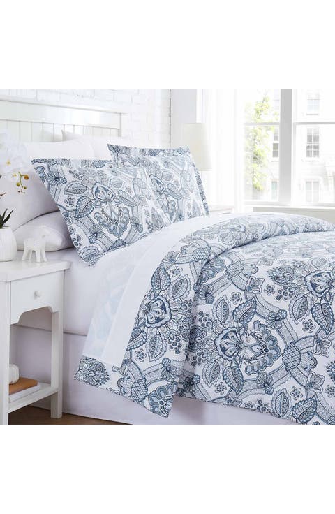 Enchantment Paisley Print Microfiber Down-Alternative Comforter Set