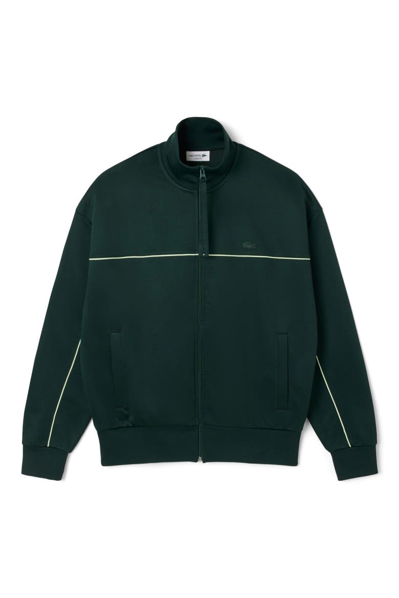 Loose Fit Quarter Zip Pullover, Alternate, color, FOREST GREEN