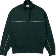 Lacoste Loose Fit Quarter Zip Pullover