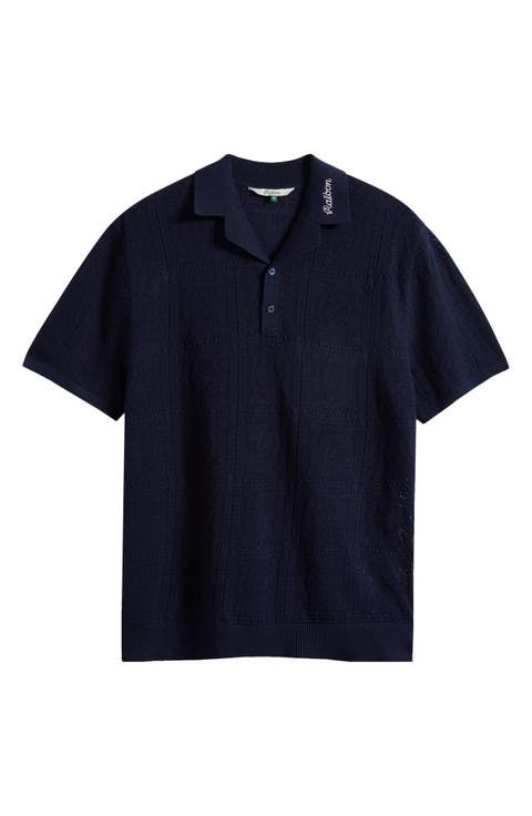 Resort Open Knit Polo