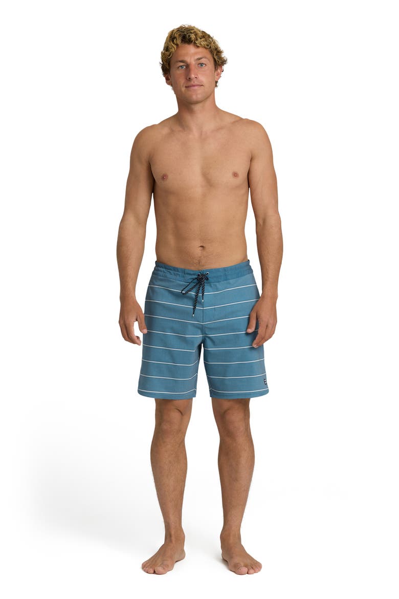 73 LT Stripe Board Shorts, Alternate, color, REAL TEAL
