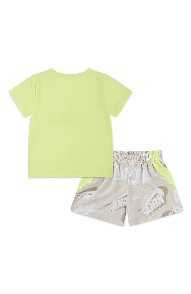 Nike Sportswear Dri-FIT T-Shirt & Mesh Shorts Set, Alternate, color, Light Orewood Brown