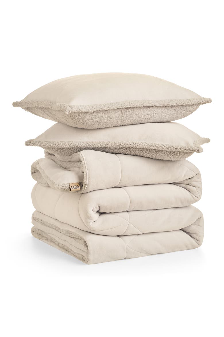 UGG® Avery Faux Shearling Comforter & Shams Set | Nordstrom