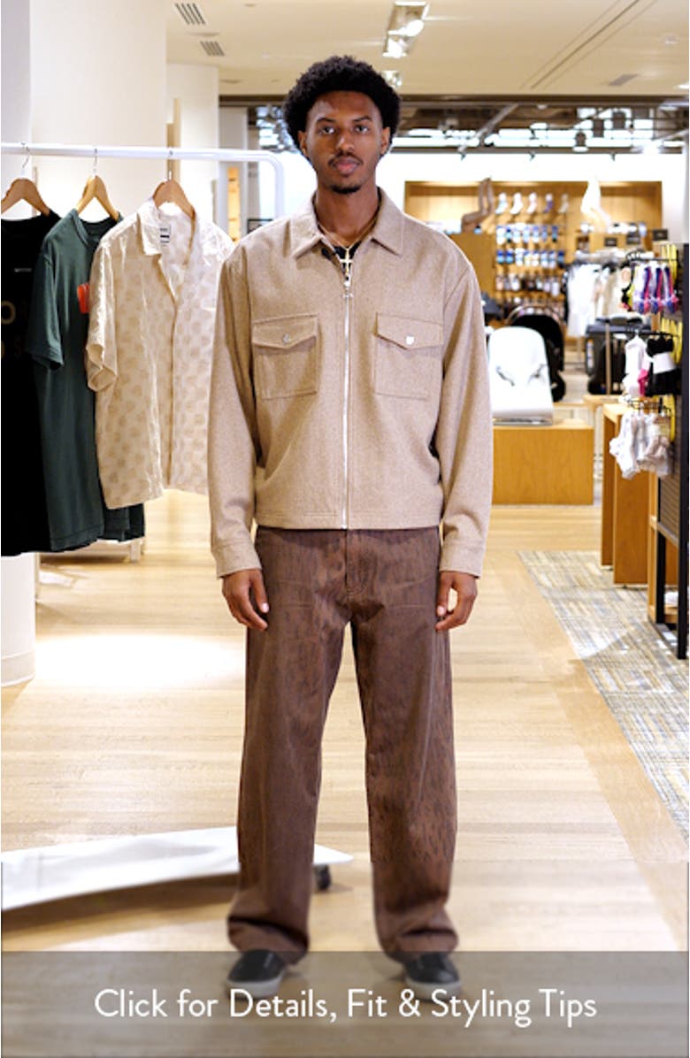 Trapani Wool Blend Zip-Up Jacket, sales video thumbnail