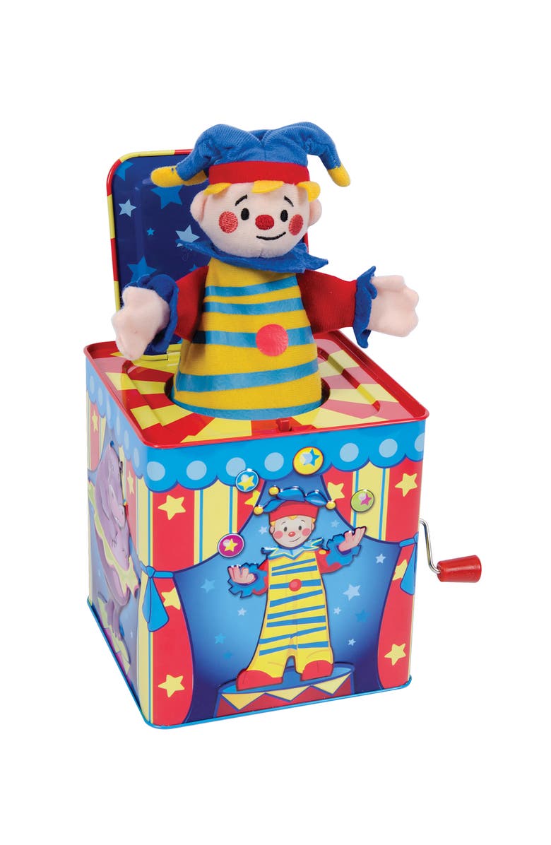 Schylling Silly Circus Jack In Box Toy, Main, color, 
