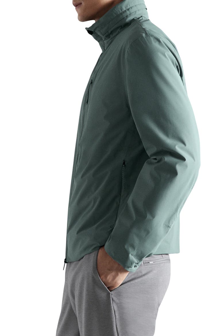 Packable Water Repellent Jacket, Alternate, color, DARK GREEN