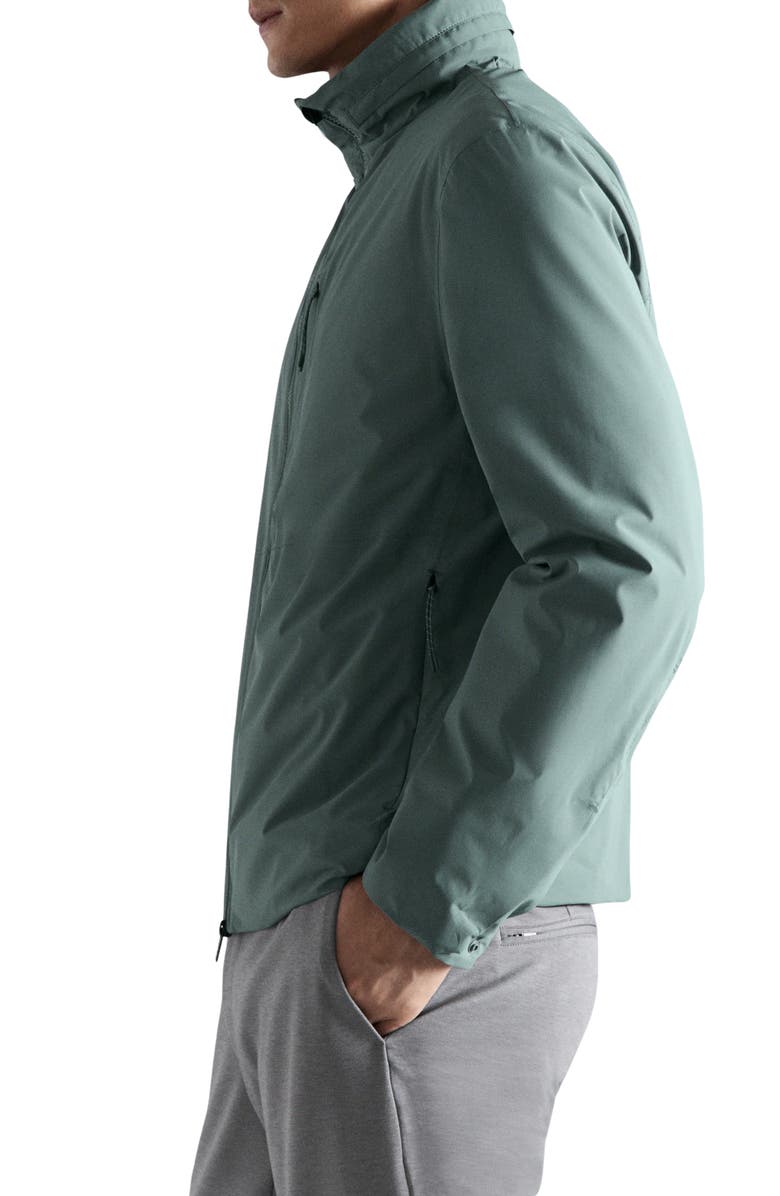 MANGO Packable Water Repellent Jacket, Alternate, color, Dark Green