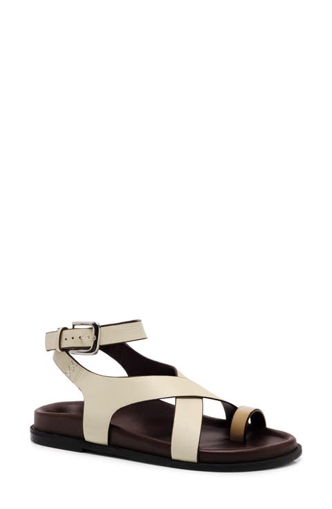 Anya Ankle Strap Toe Loop Sandal (Women)