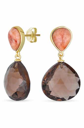 BLING JEWELRY Briolette Drop Earrings