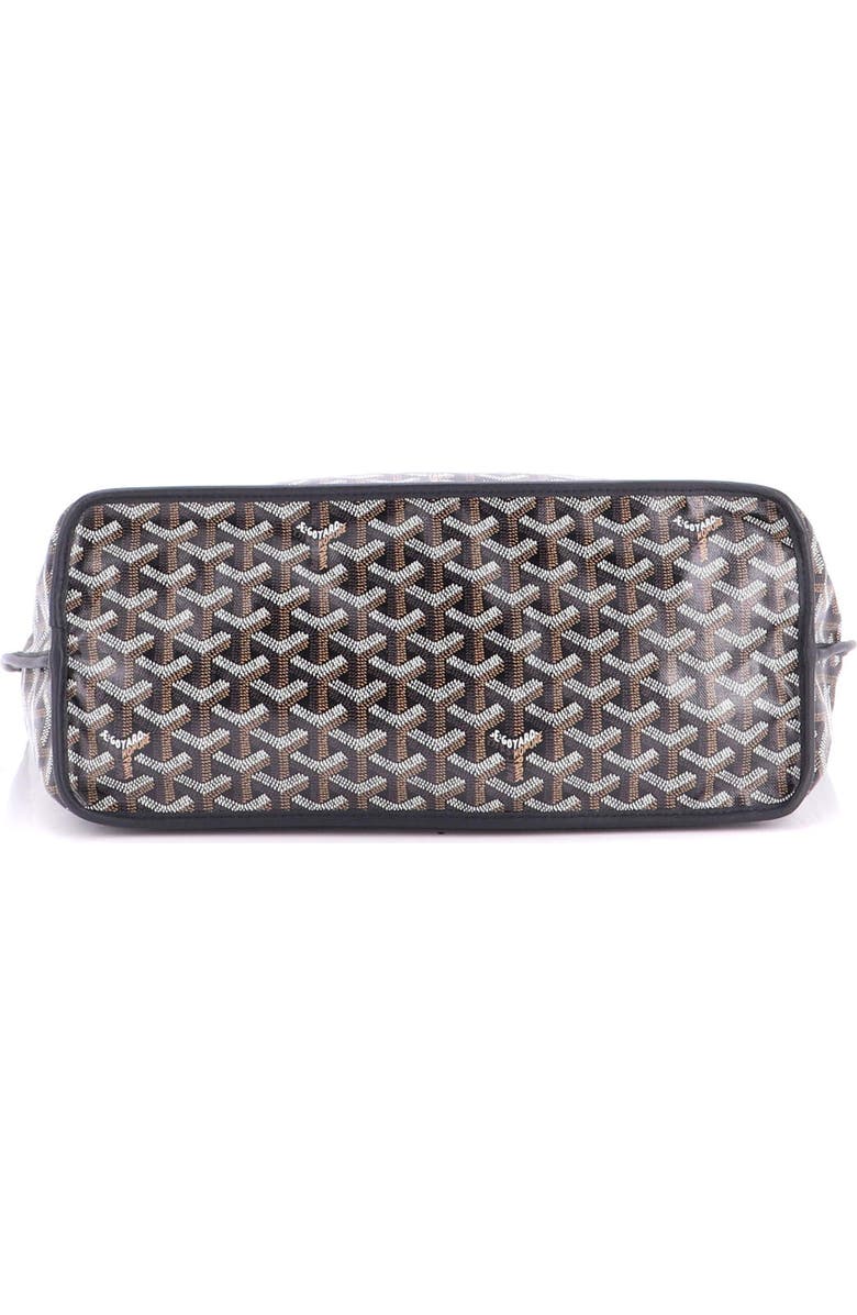 Pre-Owned Goyard Anjou Reversible Tote Coated Canvas PM, Alternate, color, Black