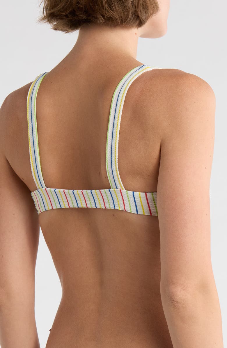 Vitamin A<sup>®</sup> Lou Bikini Top, Alternate, color, Retro Stripe
