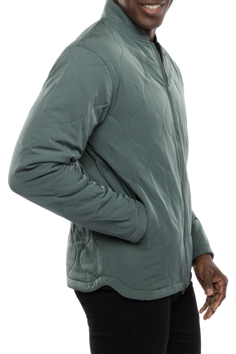 Come What May Quilted Jacket, Alternate, color, BALSAM GREEN