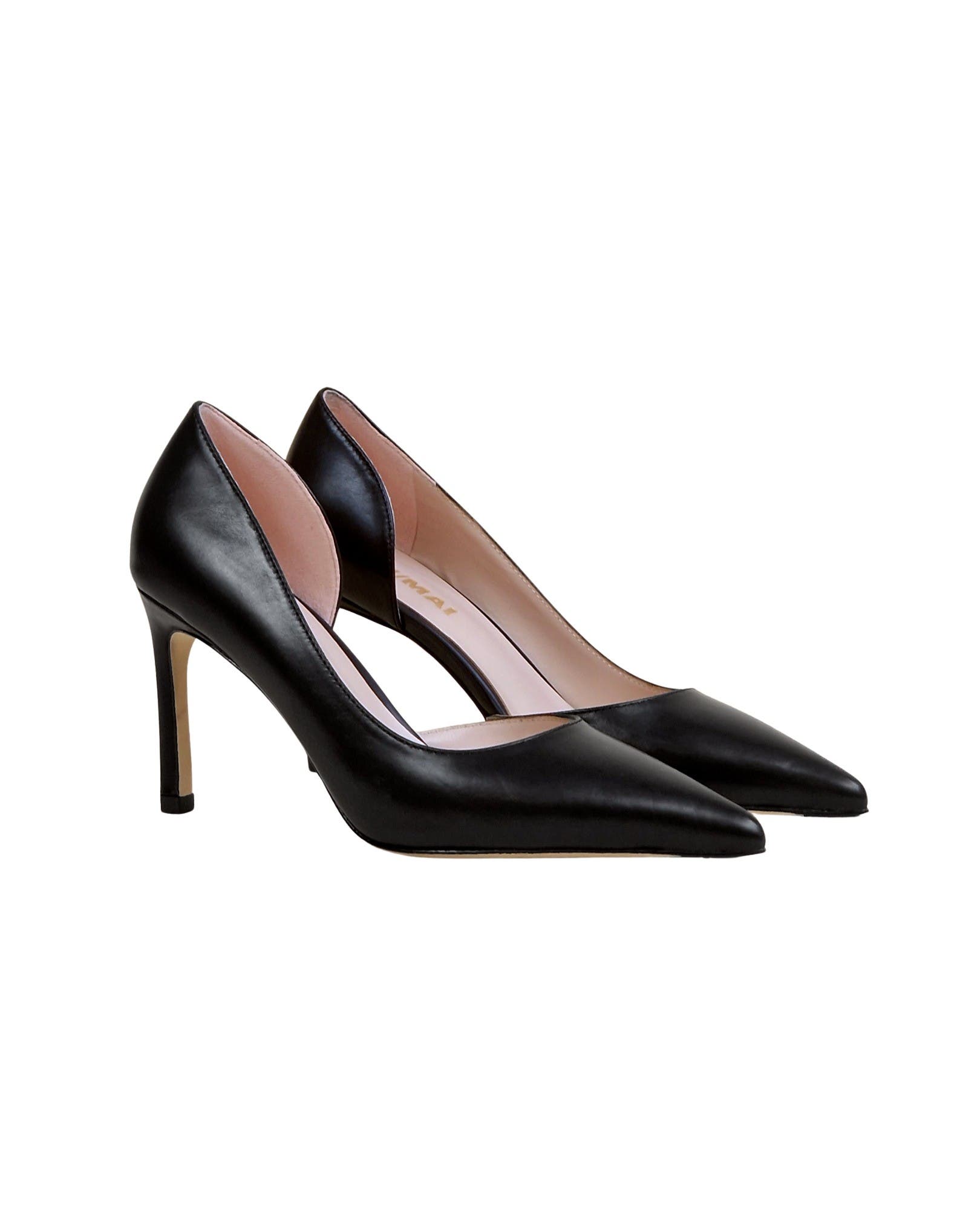 MI/MAI Kelly Pointed Toe Heeled Pumps, Alternate, color, Black