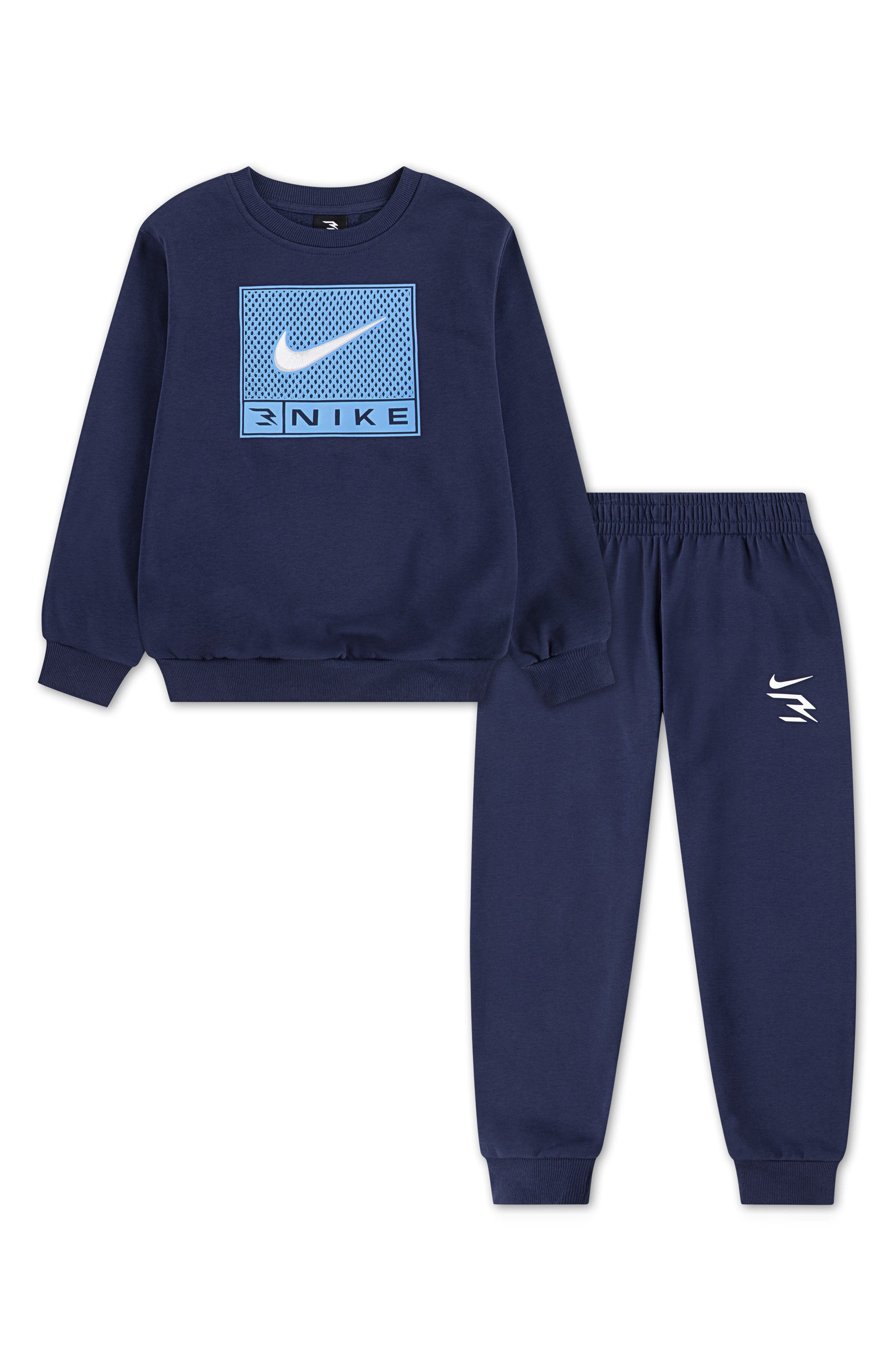 3 Brand Kids' Fleece Hoodie & Joggers Set