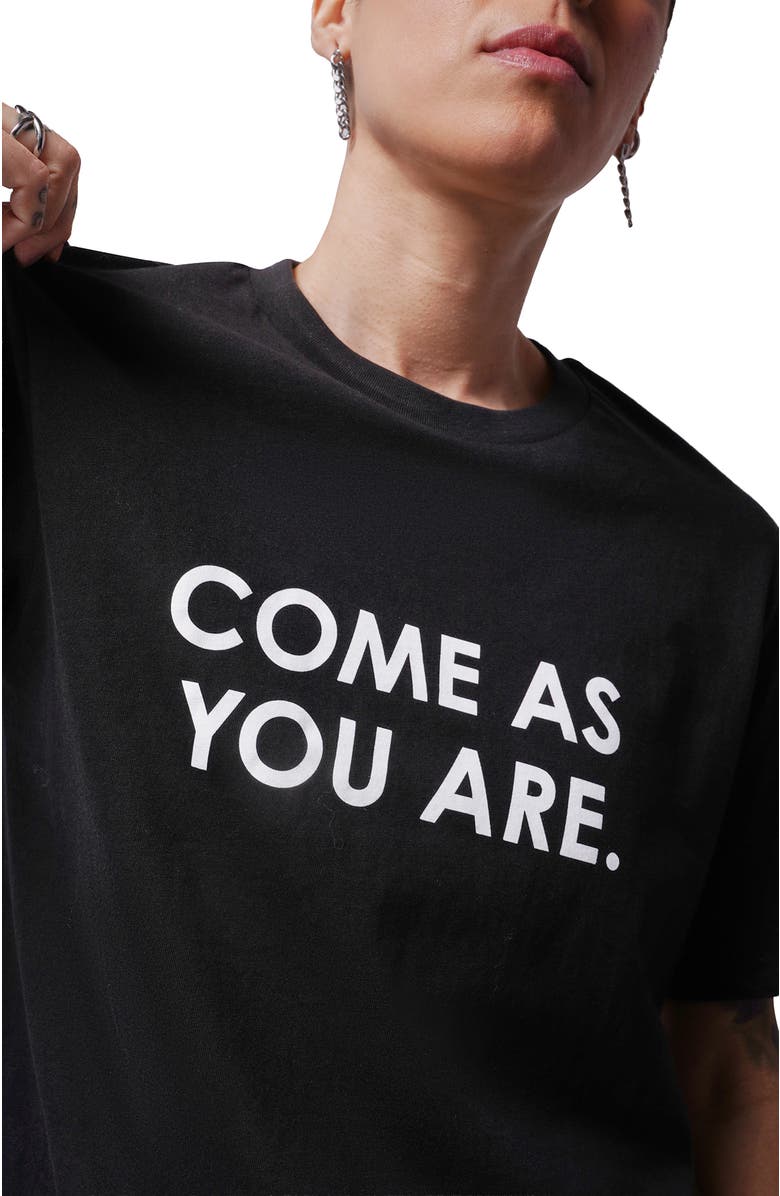 WILDFANG The Come As You Are Tee, Alternate, color, Come As You Are Black