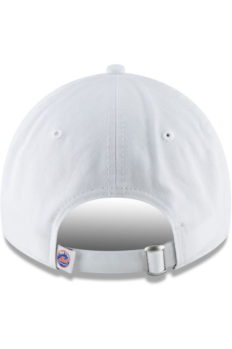 Men's New Era White New York Mets Fashion Core Classic 9TWENTY Adjustable Hat, Alternate, color, White