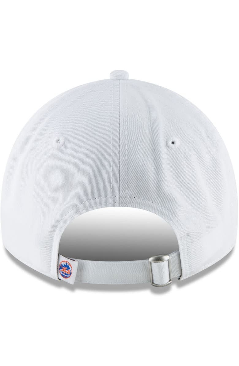 New Era Men's New Era White New York Mets Fashion Core Classic 9TWENTY Adjustable Hat, Alternate, color, 