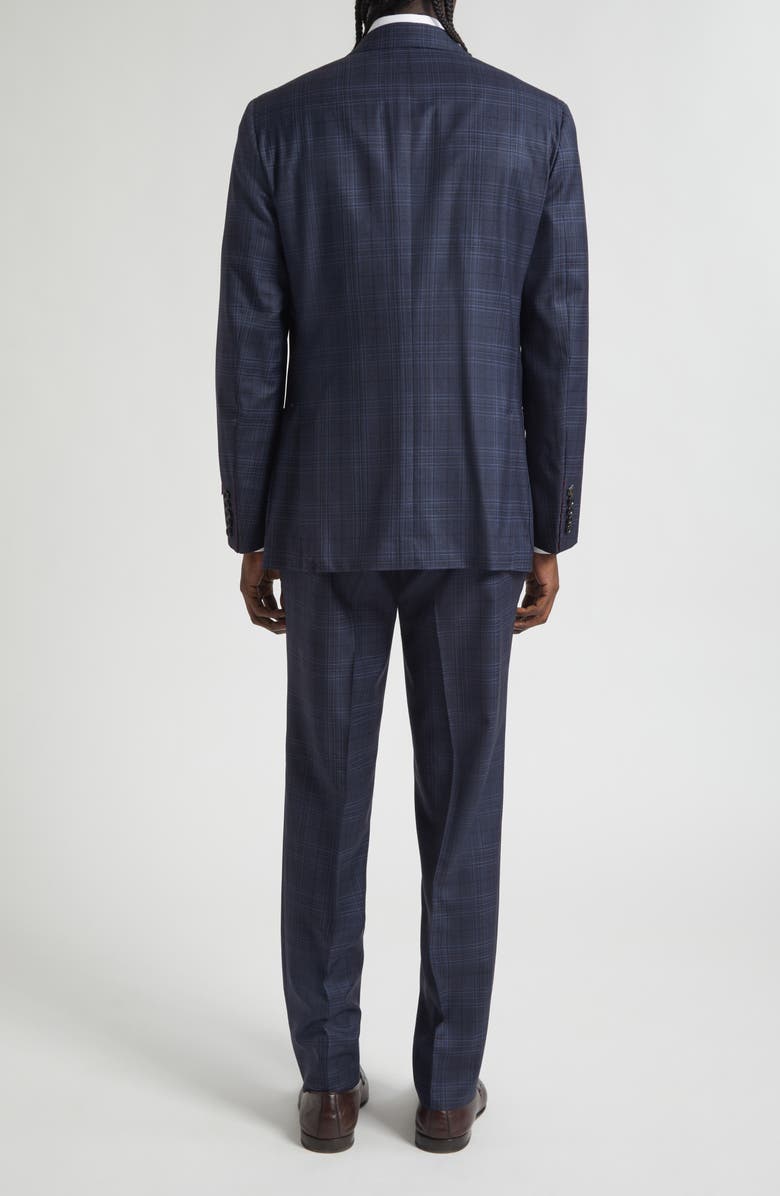 ISAIA Delain Wool Suit, Alternate, color, Blue