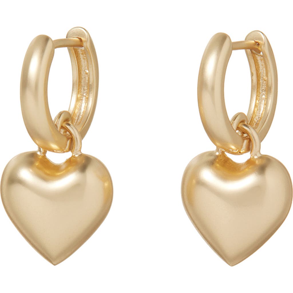 Roxanne Assoulin The Itsy Bitsy Heart-charm Hoop Earrings