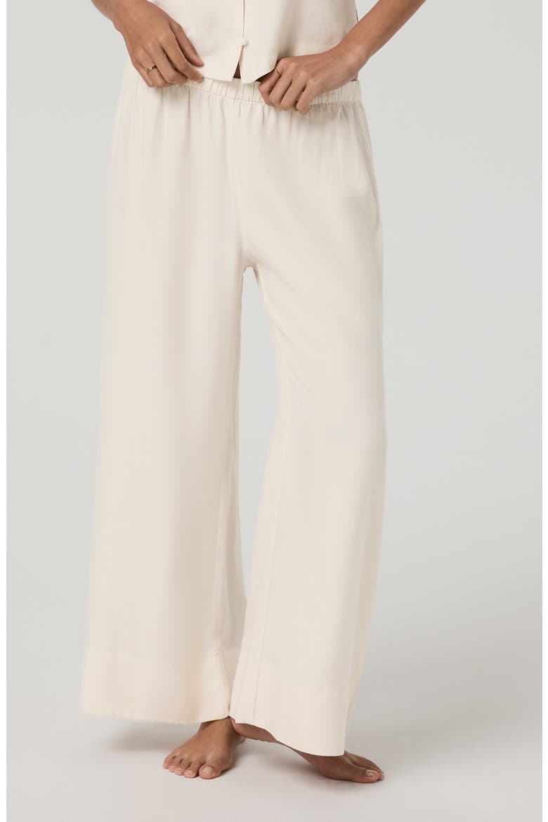 Trestles Twill Everyday Wide Leg Crop Pants, Main, color, NATURAL