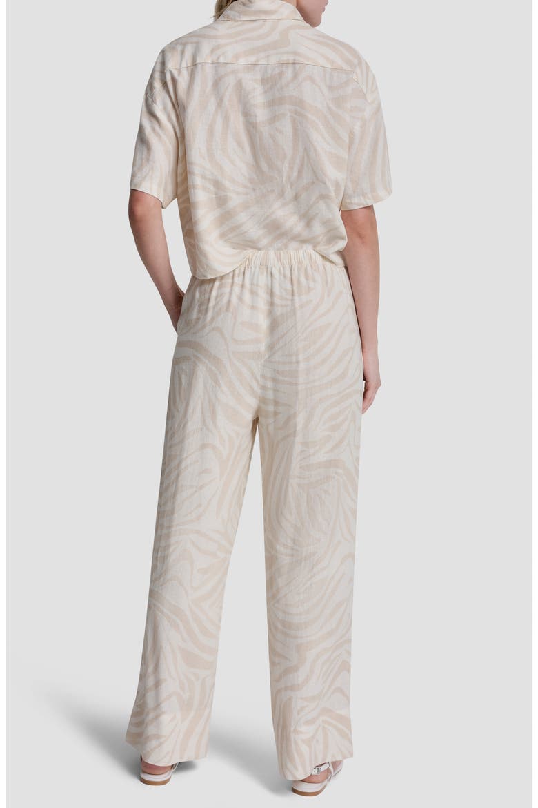 Relaxed Pants, Alternate, color, ZEBRA EGGNOG COMBO