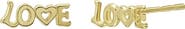 Bony Levy 14K Yellow Gold Love Stud Earrings