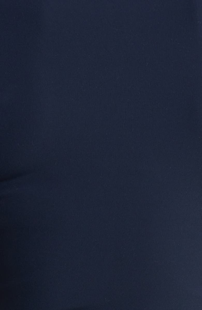 MPG Sculpt Corset Seamed Crop Zip-Up Jacket, Alternate, color, Navy Blazer