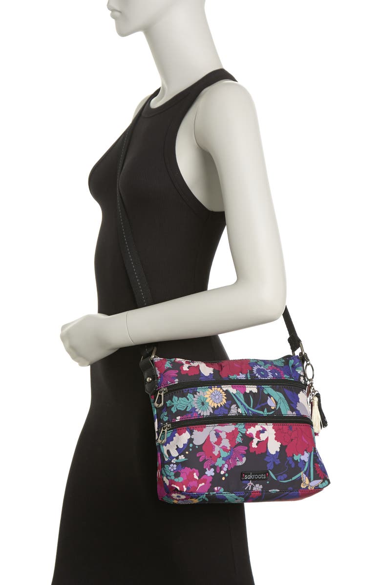 Sakroots Artist Circle Basic Crossbody Bag, Alternate, color,