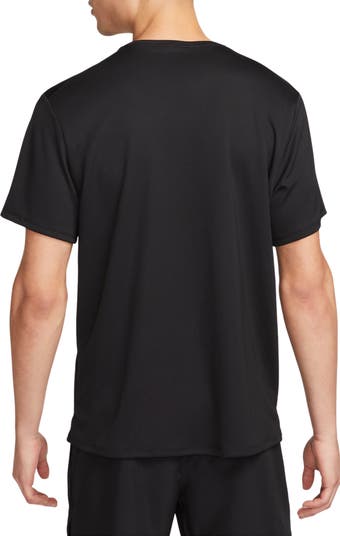 ★Nike★ Dry Fit UV Miler Short Sleeve Running Top M Black D Nike Dri-FIT UV Miler Short Sleeve Running Top | Nordstromrack