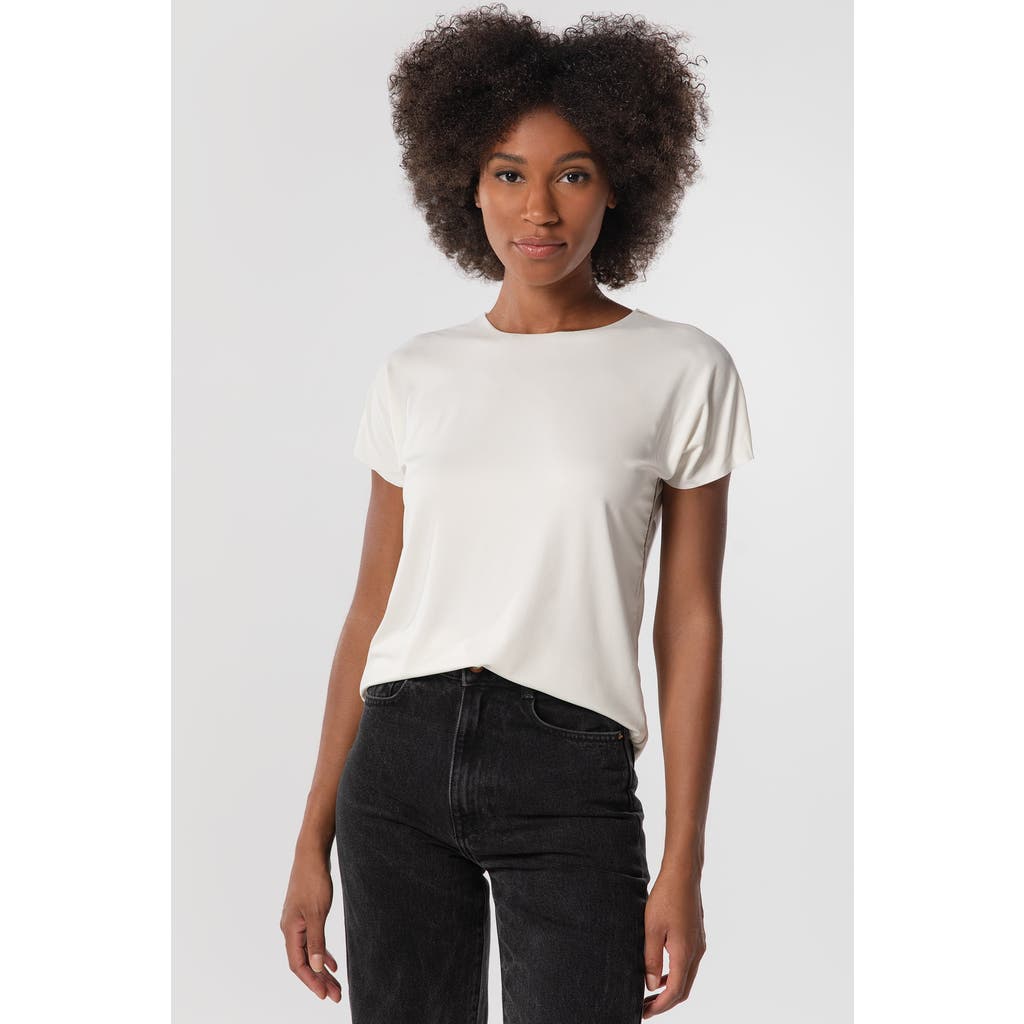 Kada The Cupro Infinity Tee Classic In White