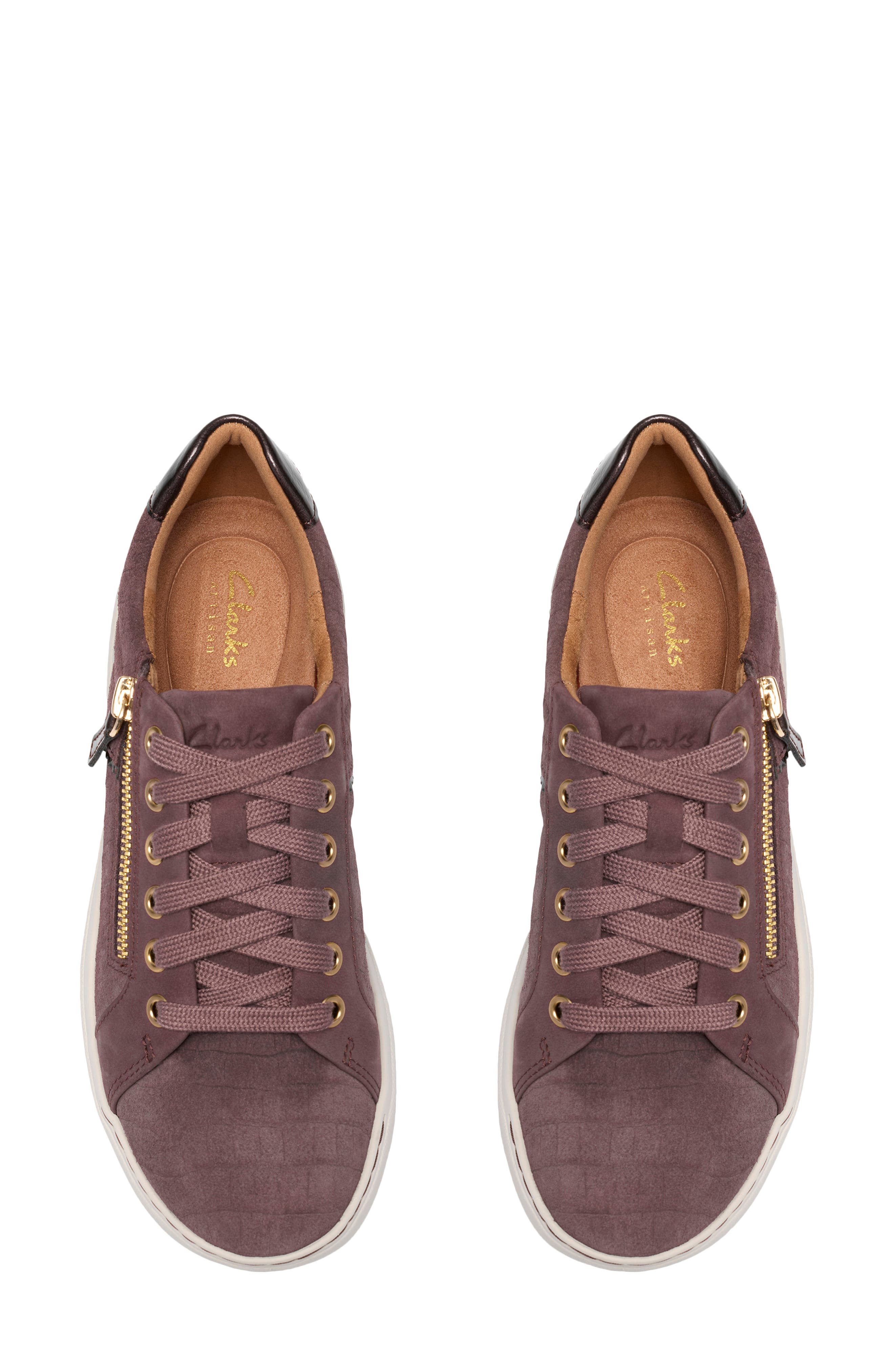 Nalle Zen Leather Sneaker, Alternate, color, PLUM INTEREST