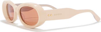 54mm Oval Sunglasses
