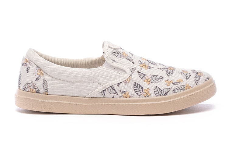 XpreSole Cody Waterproof Slip-On Sneaker, Main, color, White Coffee Flowers
