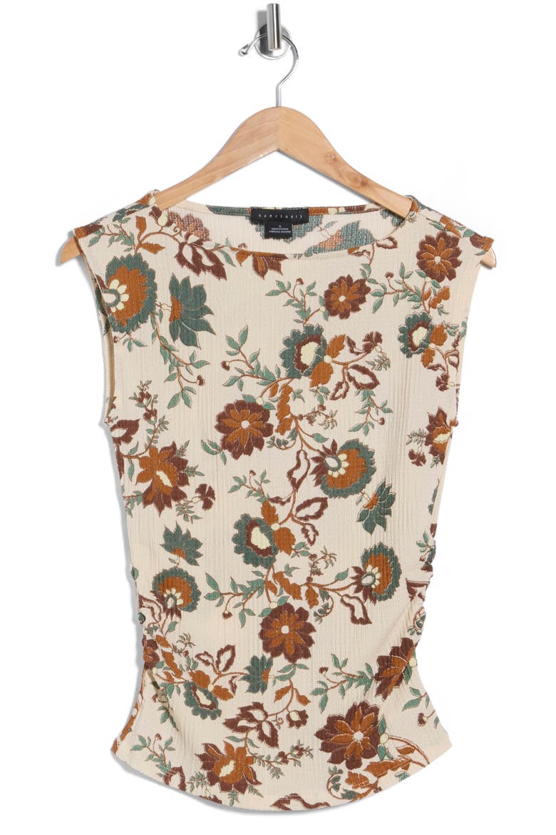 Textured Boat Neck Top, Alternate, color, BALI BREEZE HARMONY WHITE