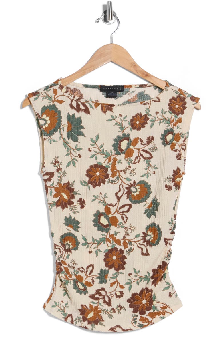 Sanctuary Textured Boat Neck Top, Alternate, color, Bali Breeze Harmony White