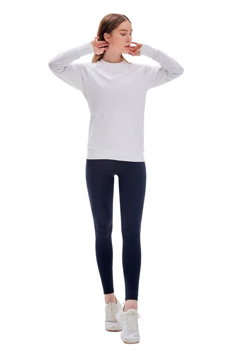 City Zip Slim Crewneck Sweatshirt