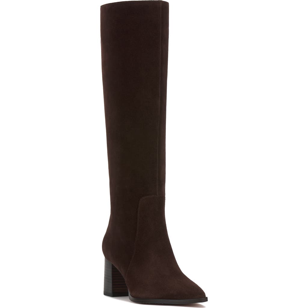 Vince Camuto Lumina Pointed Toe Boot In Brown