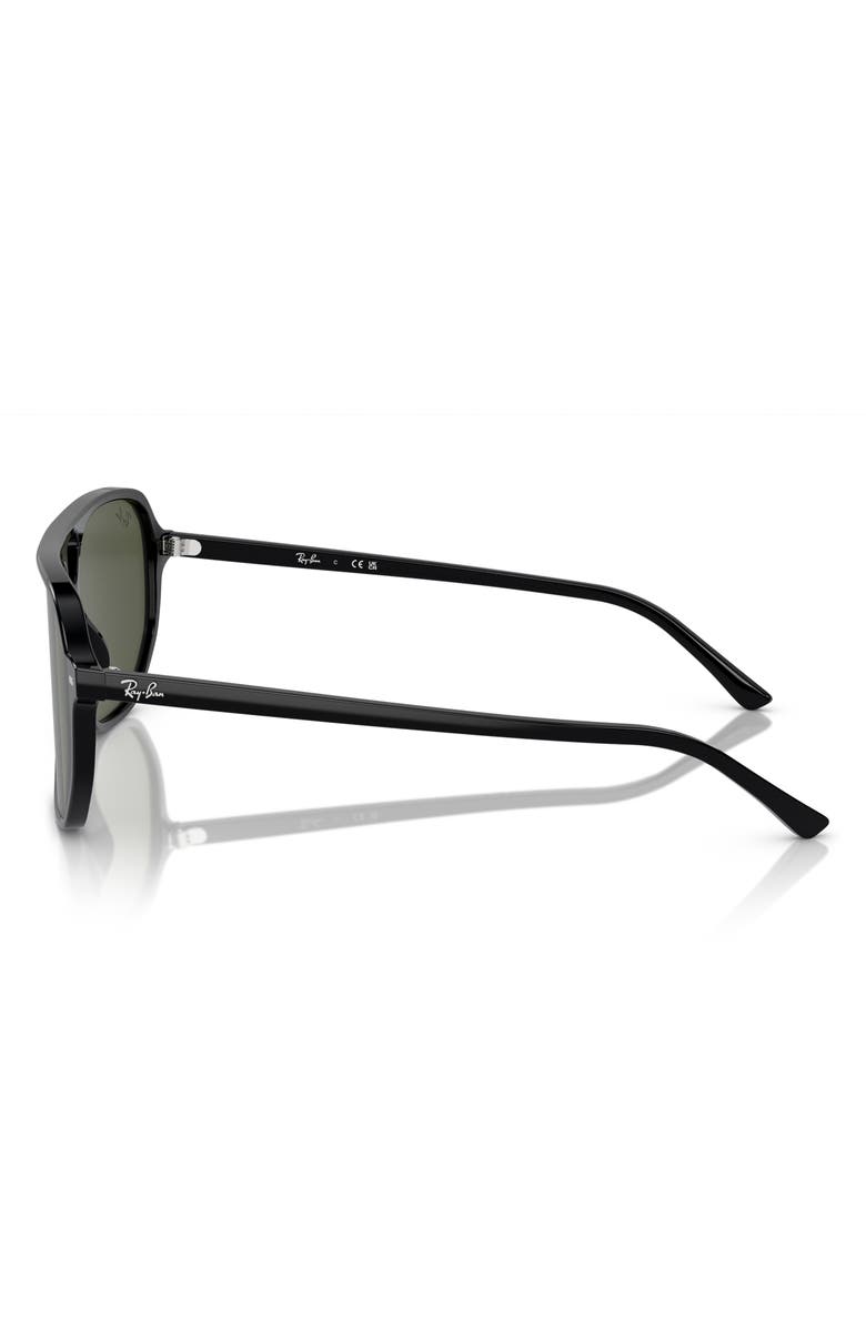 Ray-Ban Bill One 57mm Sunglasses, Alternate, color, Black