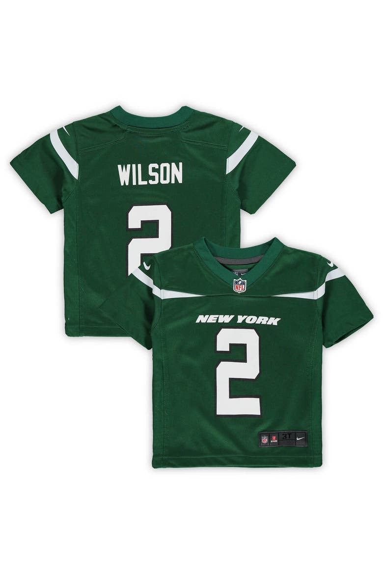 Toddler Nike Zach Wilson Green New York Jets Game Jersey, Main, color, Green