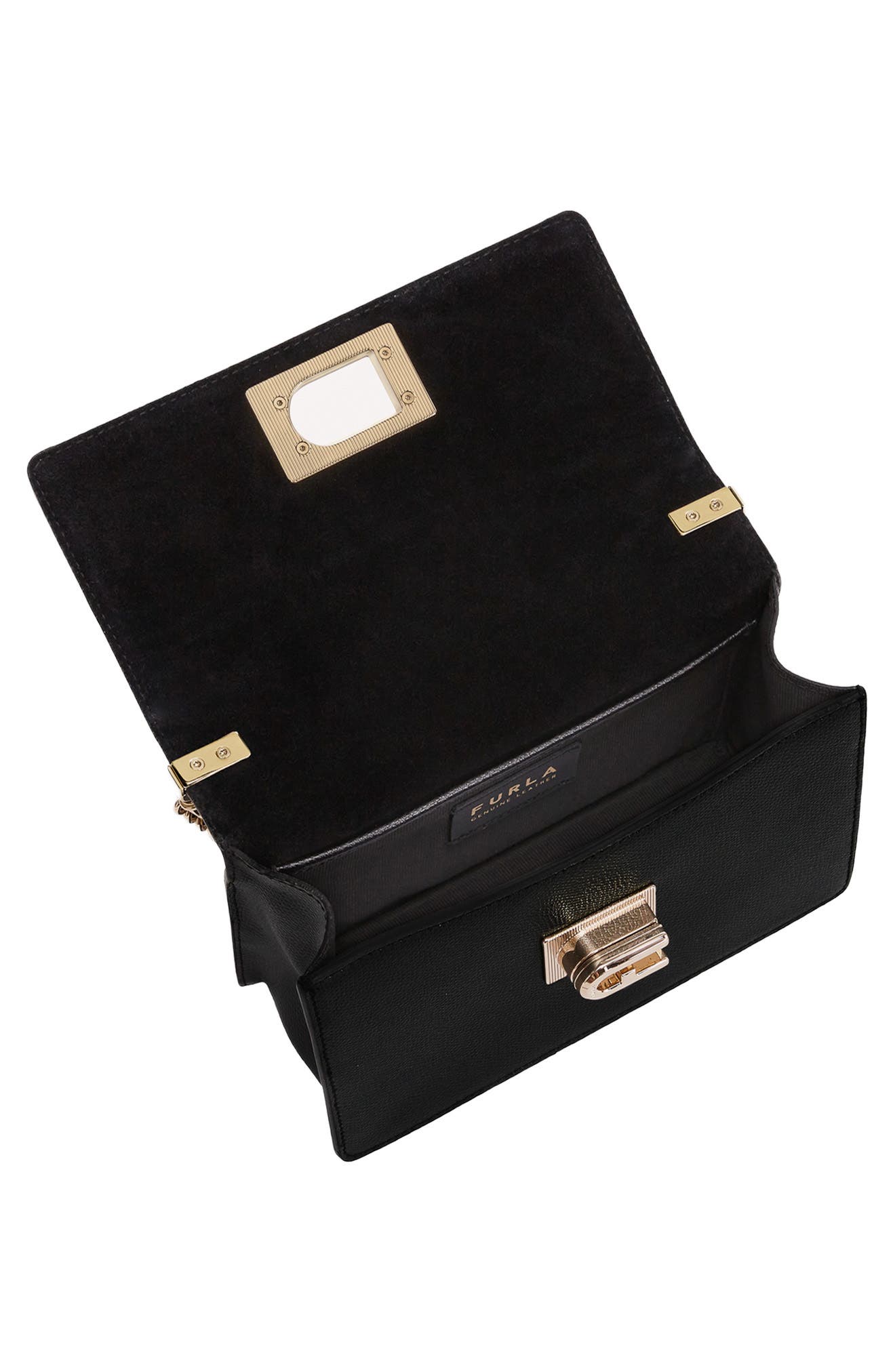 Furla 1927 Mini Leather Crossbody Bag, Alternate, color, 