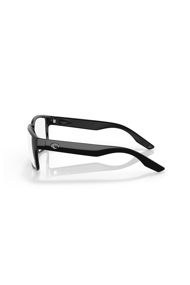 57mm Square optical glasses, Alternate, color, Black