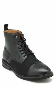 La Milano Questo Brogue Combat Boot